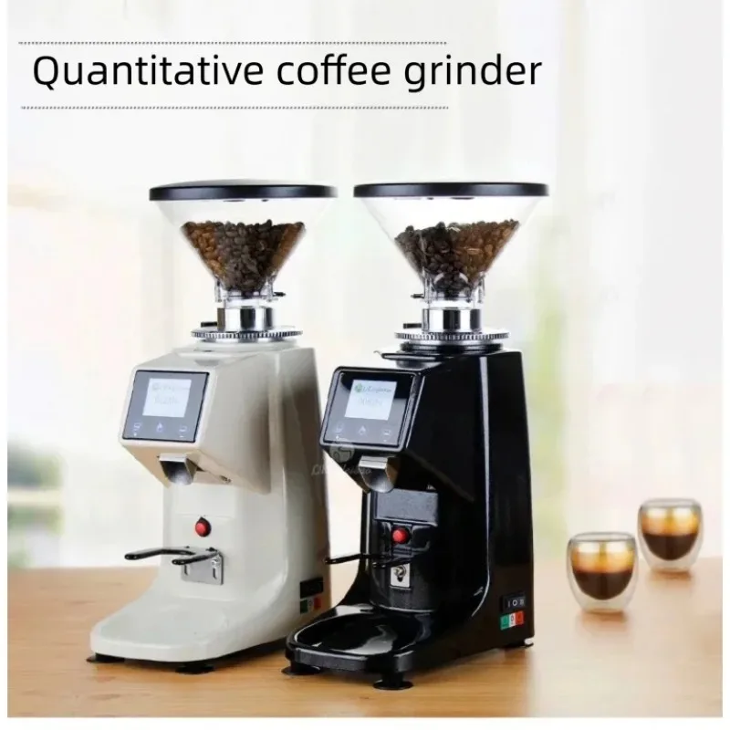 220 Italian Dosing Coffee Grinder, Coffee Bean Grinder, Ful Autoatic & Coercial Powder ill with Parall