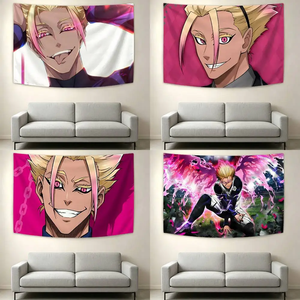 Anime S-Shidou Ryusei B-BLUE LOCK Art Hanging Flag Banner Indoor Outdoor Home Decor