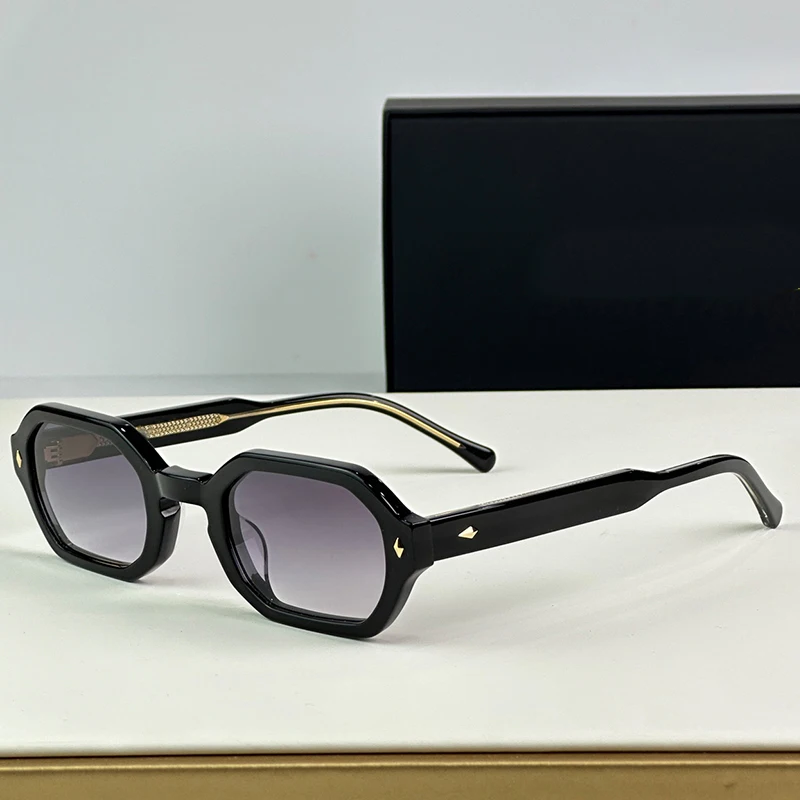 Gafas de sol de acetato poligonales MILLA para hombres y mujeres, hechas a mano, Retro, de alta calidad, clásicas, UV400, gafas de moda de lujo para exteriores