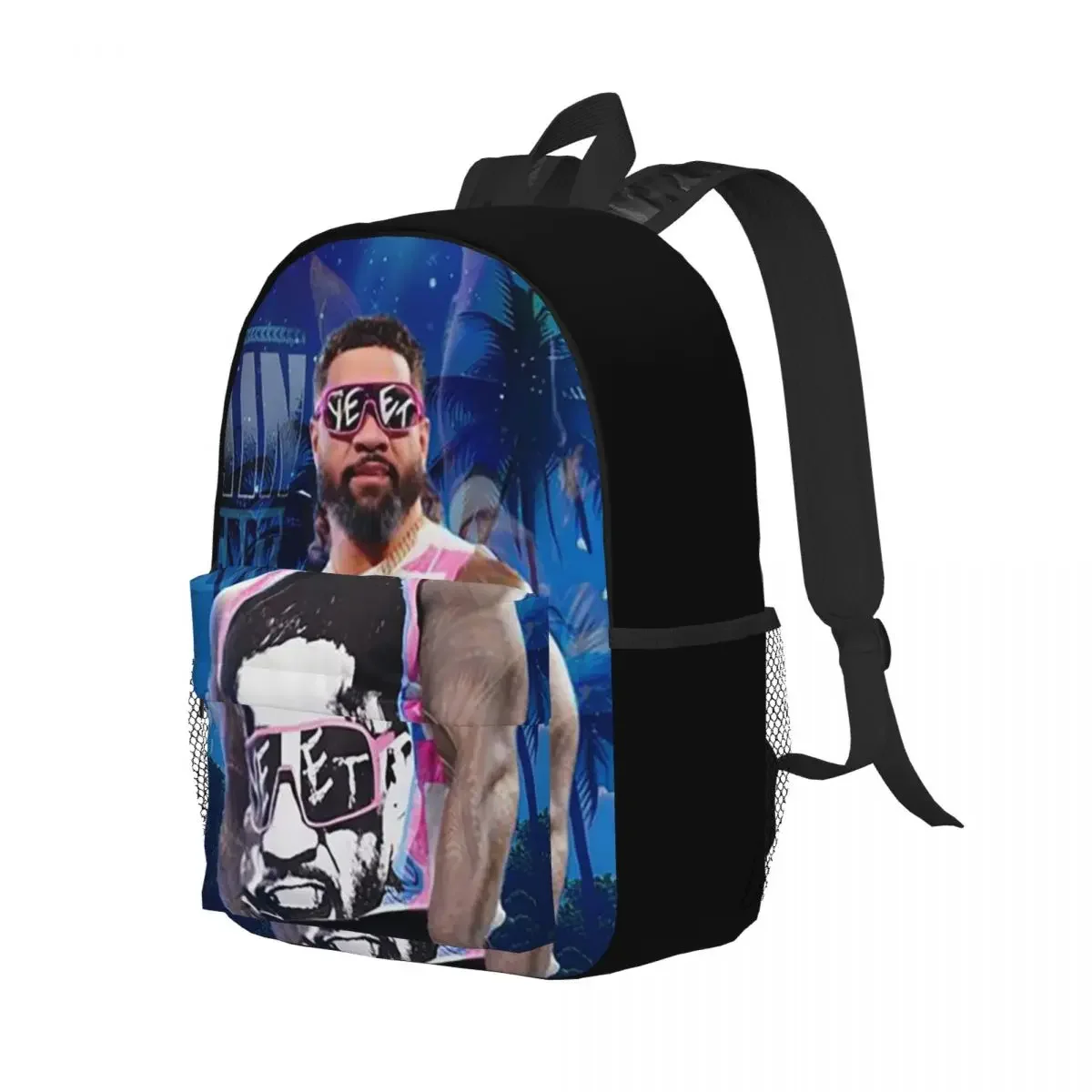 

Wwe Jey Uso Maint Event 2024 Backpacks Teenager Bookbag Cartoon Children School Bags Travel Rucksack Shoulder Bag Large Capacity