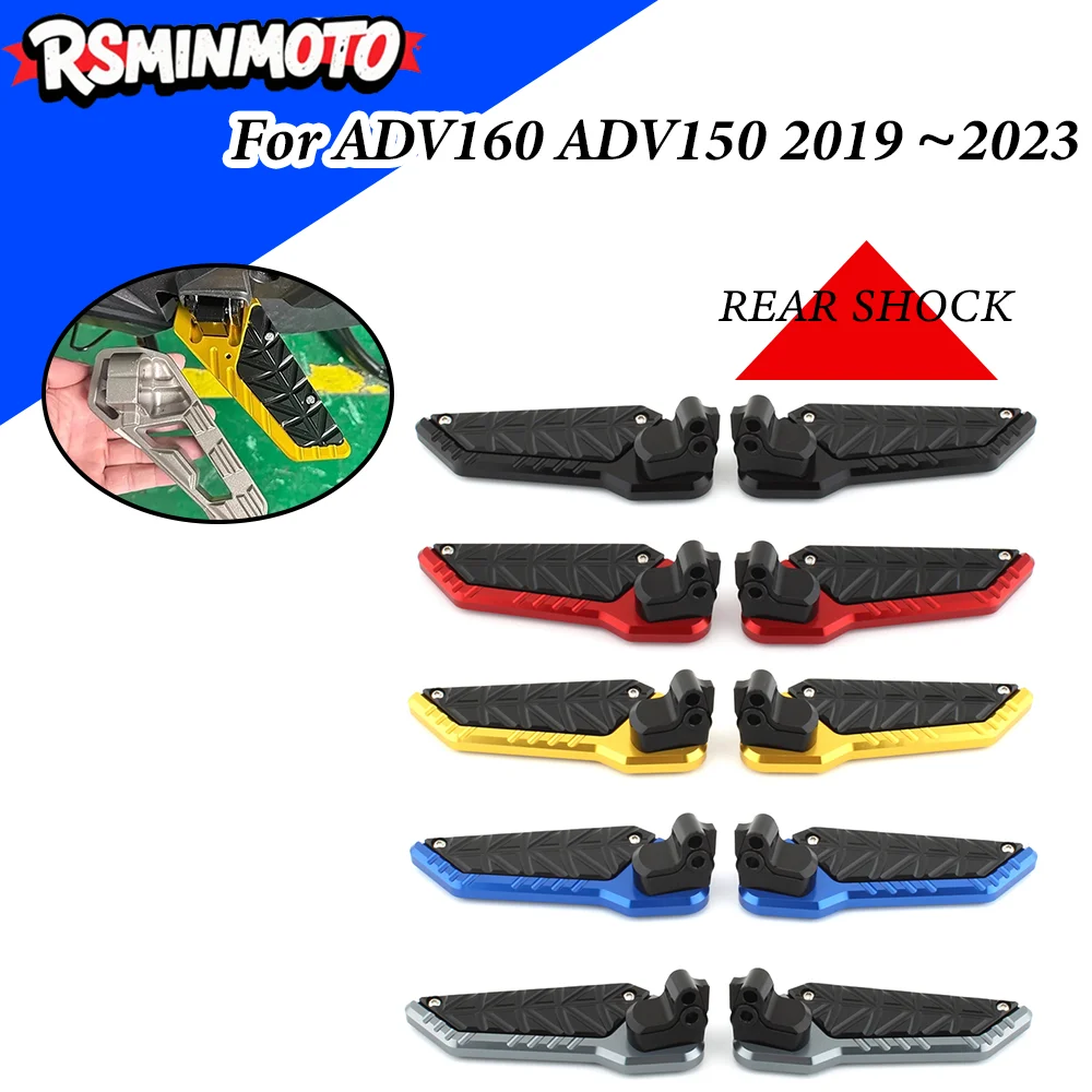 

FOR HONDA ADV 125 150 160 2021 2022 2023 Motorcycle Rearset Footrests Foot Rest Pegs Foot Rests Rear Footpegs