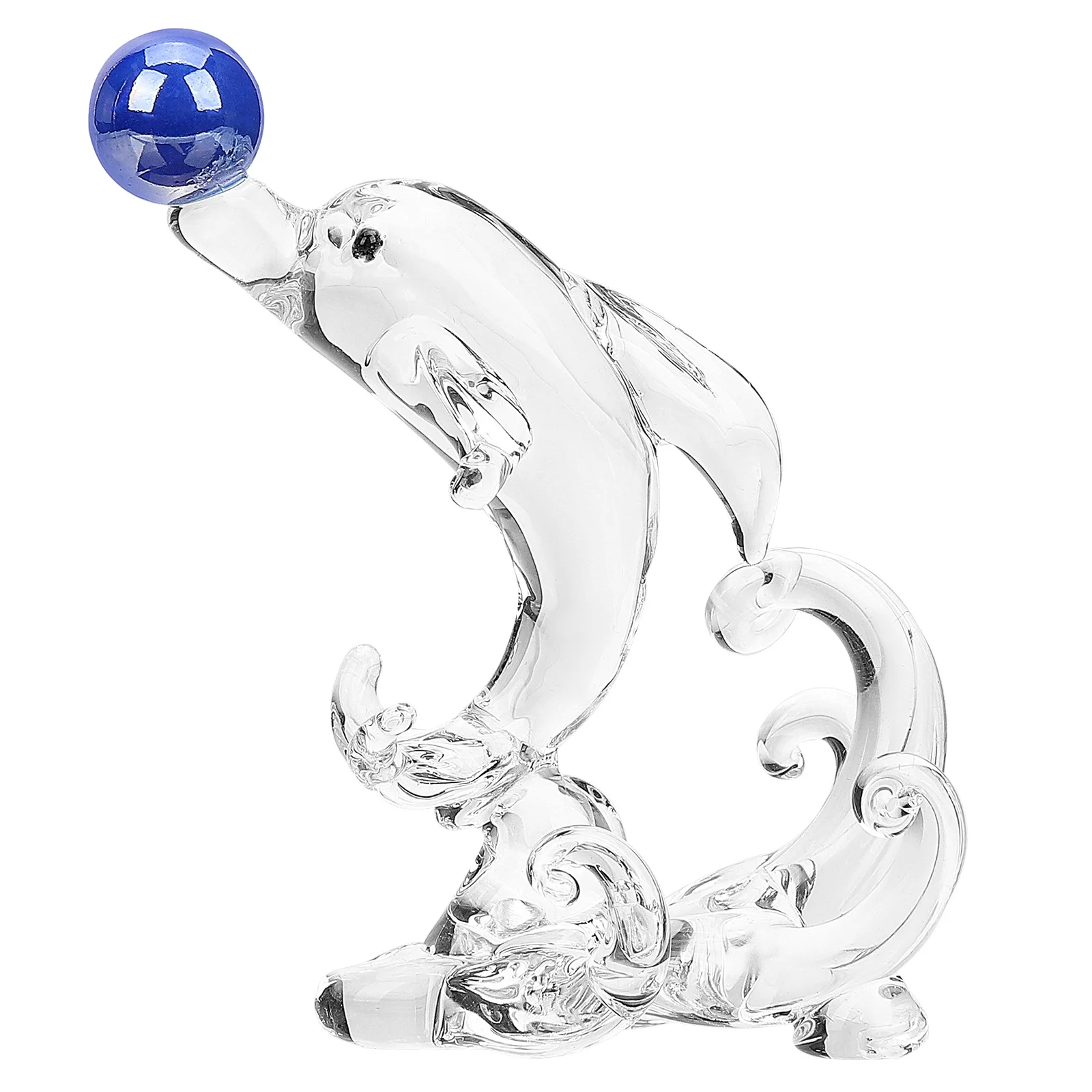 

Crystal Dolphin Statue Small Size Dolphin Desktop Decor Unique Indoor Tabletop Ornament Unique Desktop Decor