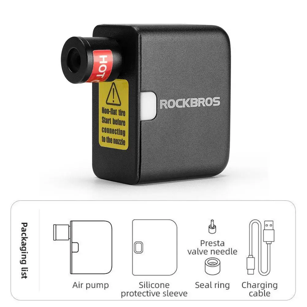 

Mini Electric Pump Portable 100PSI Type-C Charging Car Tire Inflator Motorcycle Bicycle Air Pump MTB Bike Accessories