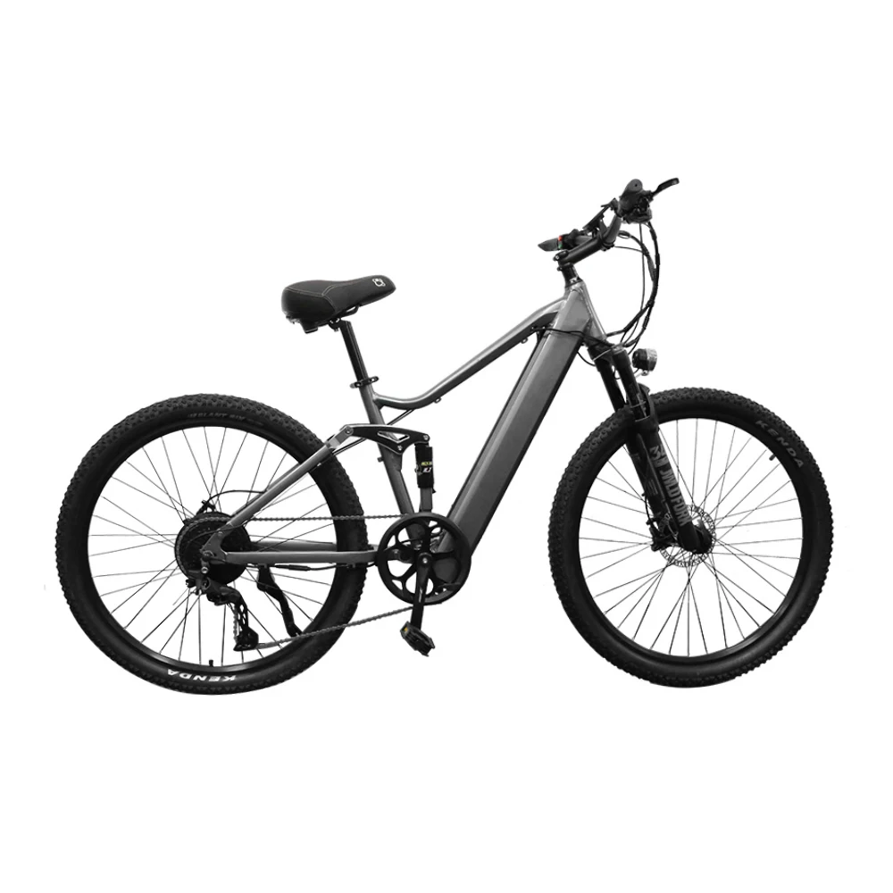 

Электровелосипед городской с полной подвеской, карбоновыми шинами 27,5 дюймов, литиевой батареей 750W 48V 10AH, 21 скоростью, дисковыми тормозами ZOOM, OEM