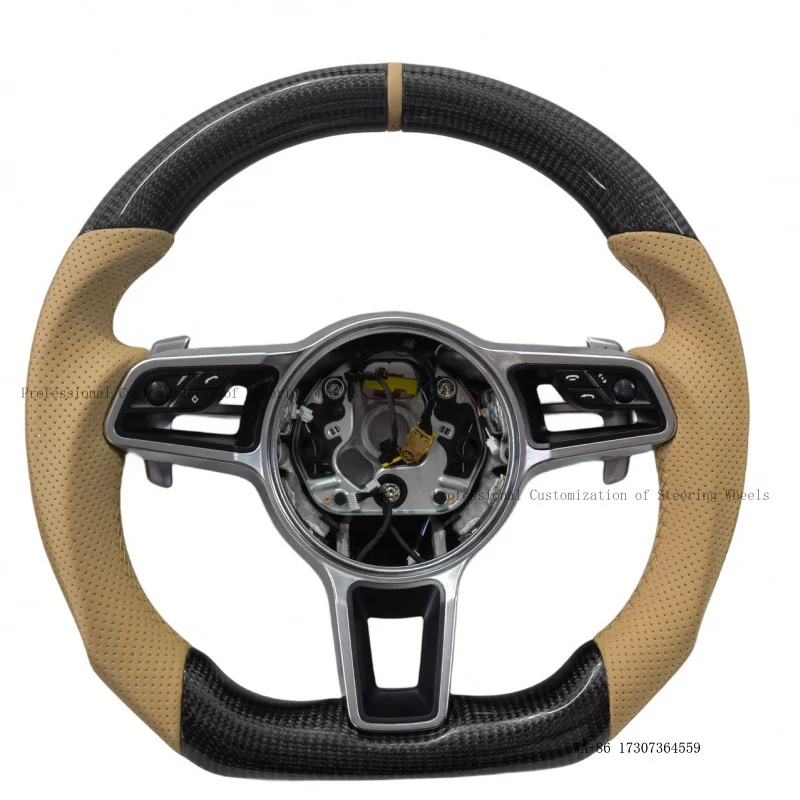 

Suitable for Porsche Boxster Cayenne E-Hybrid modified carbon fiber racing steering wheel