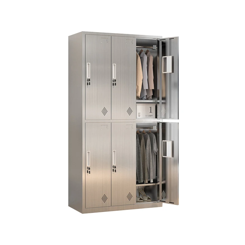 Office Filing Cabinets,Adjustable Stainless Steel Commercial Multi-Door Locker Cabinet For Home Office & Supermarket Use