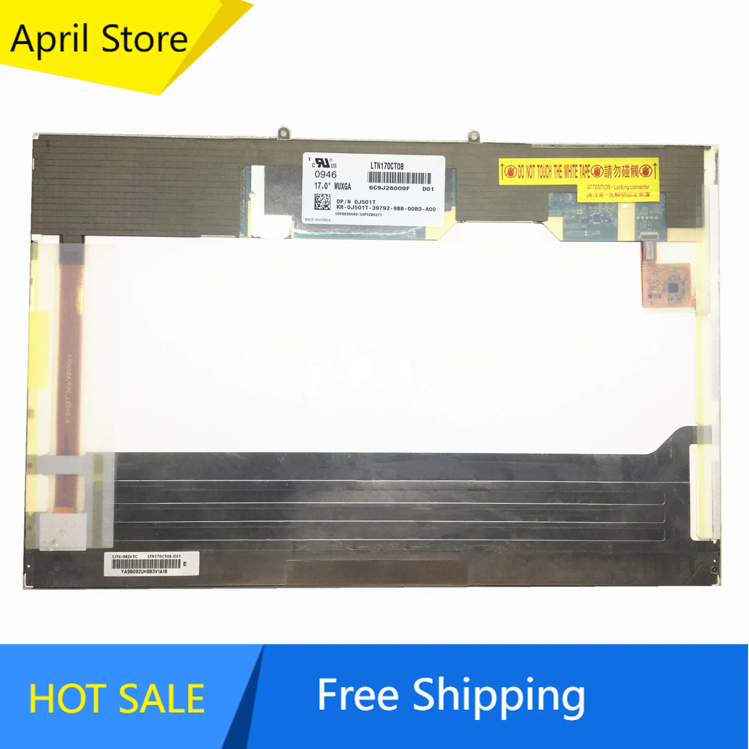 

LTN170CT08 LTN170CT08-D01 fit for DELL Laptop Lcd Screen Panel 1920*1200 LVDS 40pins