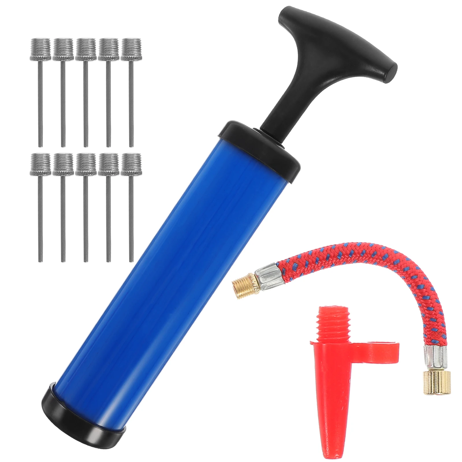 

Portable Ball Pump Set Basketball Blue Aluminum Alloy Inflation Needles for Sports Balls