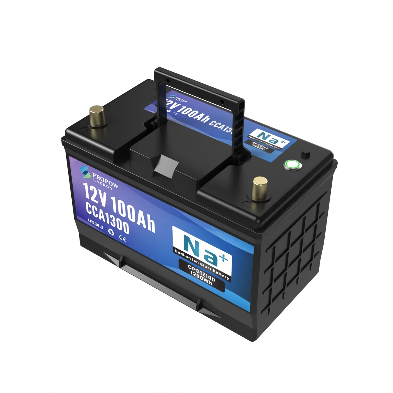 1300CCA Sodium Ion caravan Home Motorcycle Battery Pack 12 v 70 Ah 100 Ah Enhanced Safety with Minimal Thermal Runaway Risk