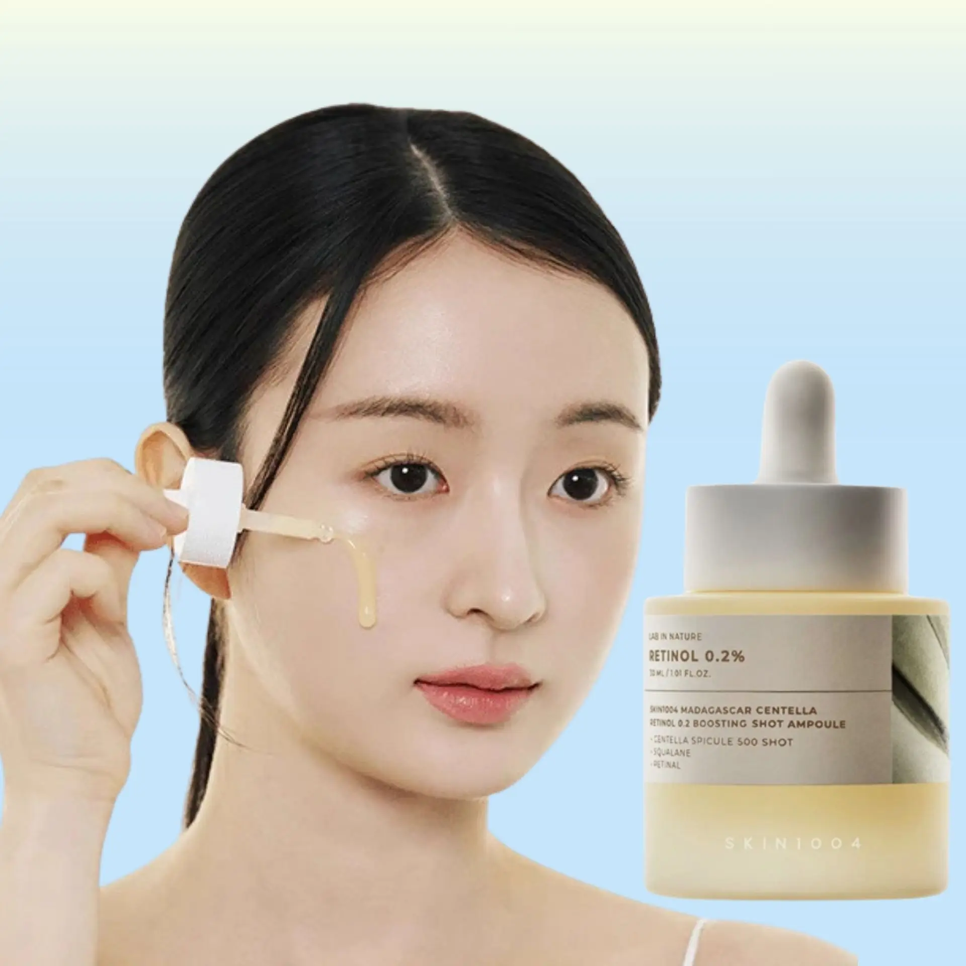 مصل الريتينول للوجه 0.2% تركيبة كينتيللا اسياتيكا اللطيفة جوهر سريع الامتصاص لجميع أنواع البشرة 30 مل #2