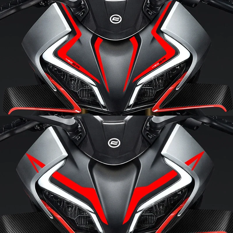 Per CFMOTO 450SR 450 SR moto riflettente carenatura anteriore adesivi laterali decalcomanie Stripe decalcomanie accessori