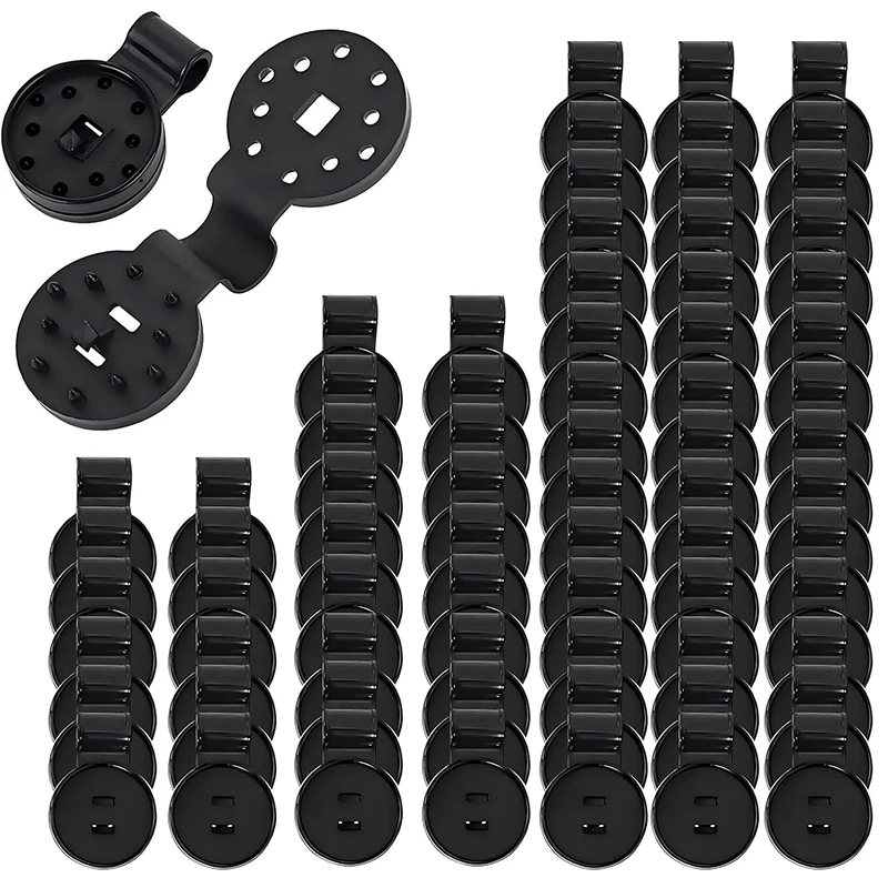 10-50Pcs Shade Cloth Clips Shade Fabric Clamps Grommets For Net Mesh Cover Sunblock Fabric In Garden Backyard Greenhouse Fixer