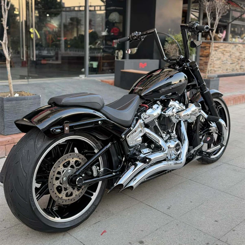 Motorcycle 2 inches thick handle Ape Hanger Modified handlebar compatible For Harley Davidson Fat Boy 114 / Street Bob /883 1200