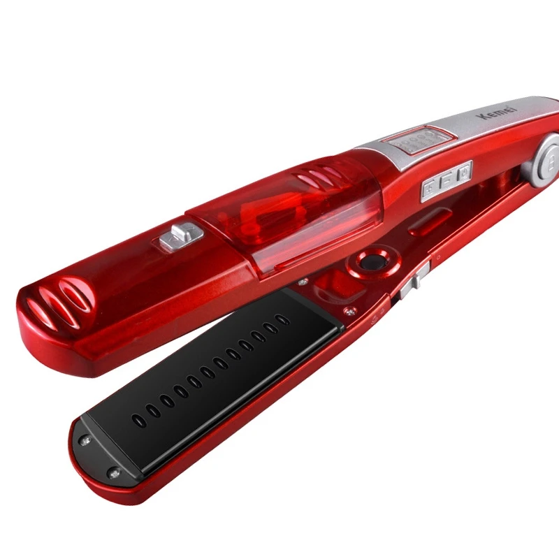 

Electric Steam Hair Straightener Professional Ceramic Flat Iron Straightening Hair Irons Fast Heating Straight Hair Tool