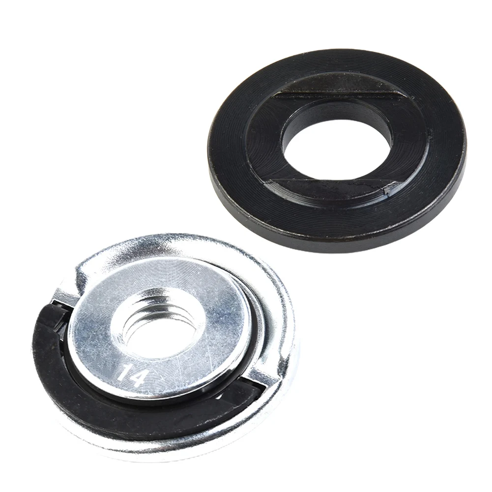 2Pcs Flange Nut Locking Plate Chuck 14mm Thread SDS Quick-release Nut Clamping Plate For Angle Grinder Accessories