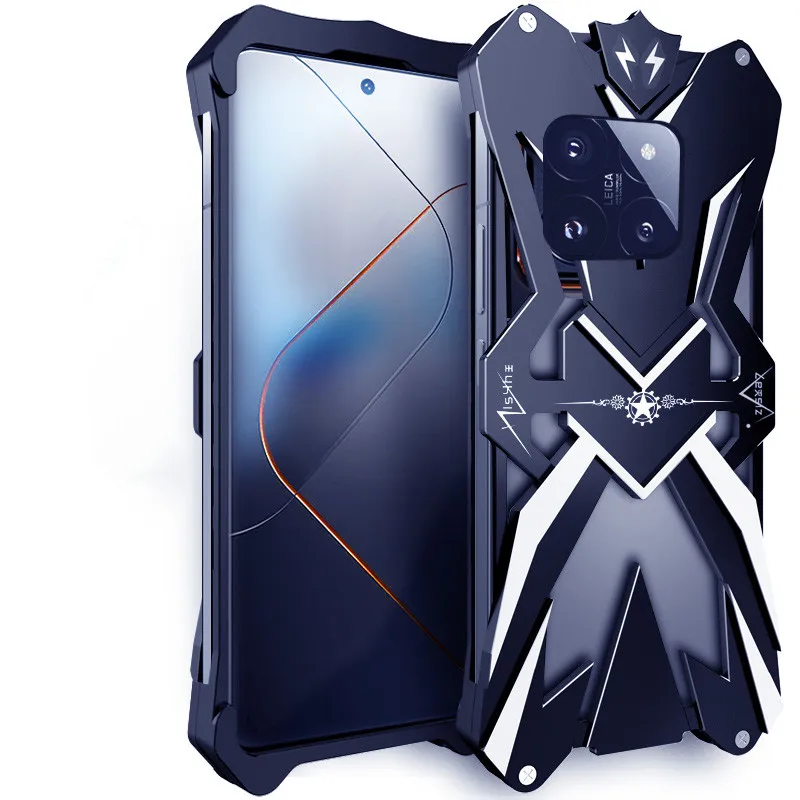 

Shockproof Metal Armor Case For Xiaomi 14 Pro Case Luxury Aluminum Cover Unique Funda For Xiaomi 13 Ultra 14 13t Pro Case