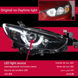 Car Styling Head Lamp forMazda 6 2013-2017 Headlight Projector Lens Dynamic Signal Drl Automotive Accessories