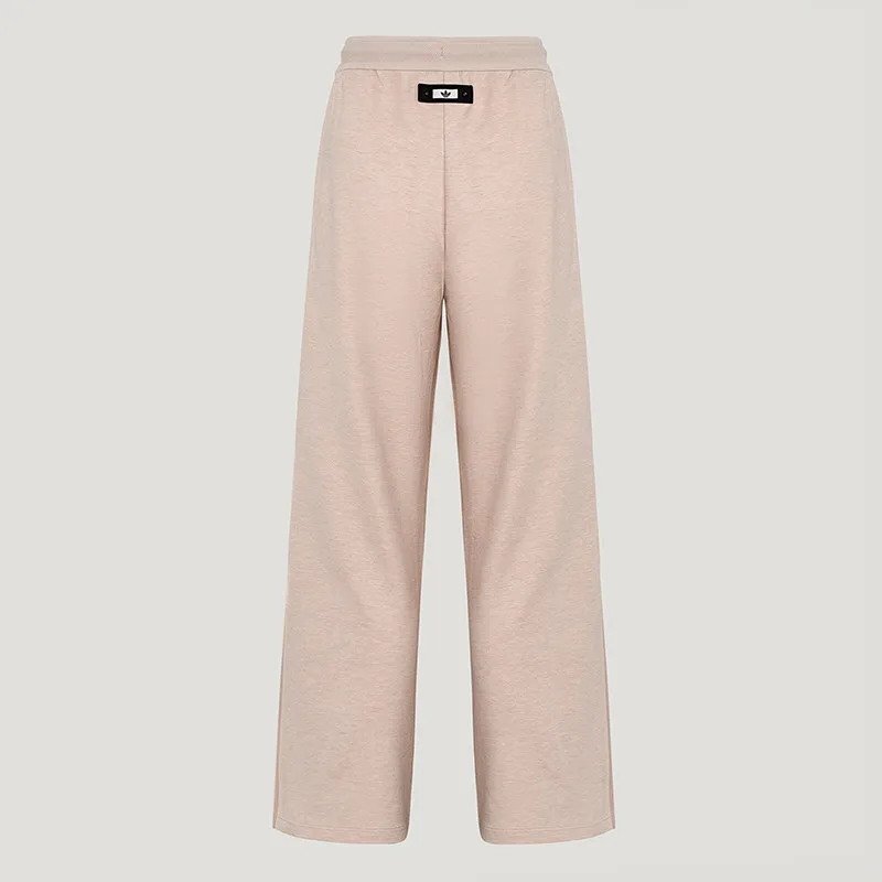 Adidas Clover Pink Straight Pants Women's New Lazy Wind Skinny Sports Pants KY8486