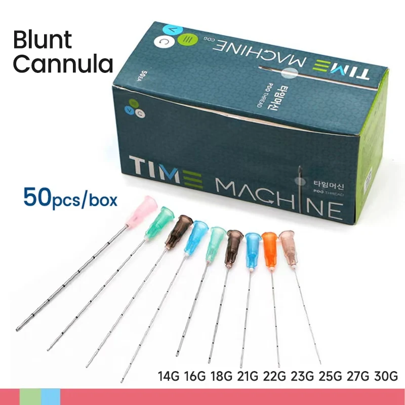 50pcs Micro Canulas 25g 50mm 22g 50mm 38mm 70mm Micro Tip Blunt Cannula18g 16g 14g 90mm 100mm