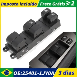 SORGHUM 25401-1JY0A 2007-2011 For Nissan Versa Tiida Rogue Pathfinder Teana Auto Car Power Window Switch 16+3 Pins 254011JY0A