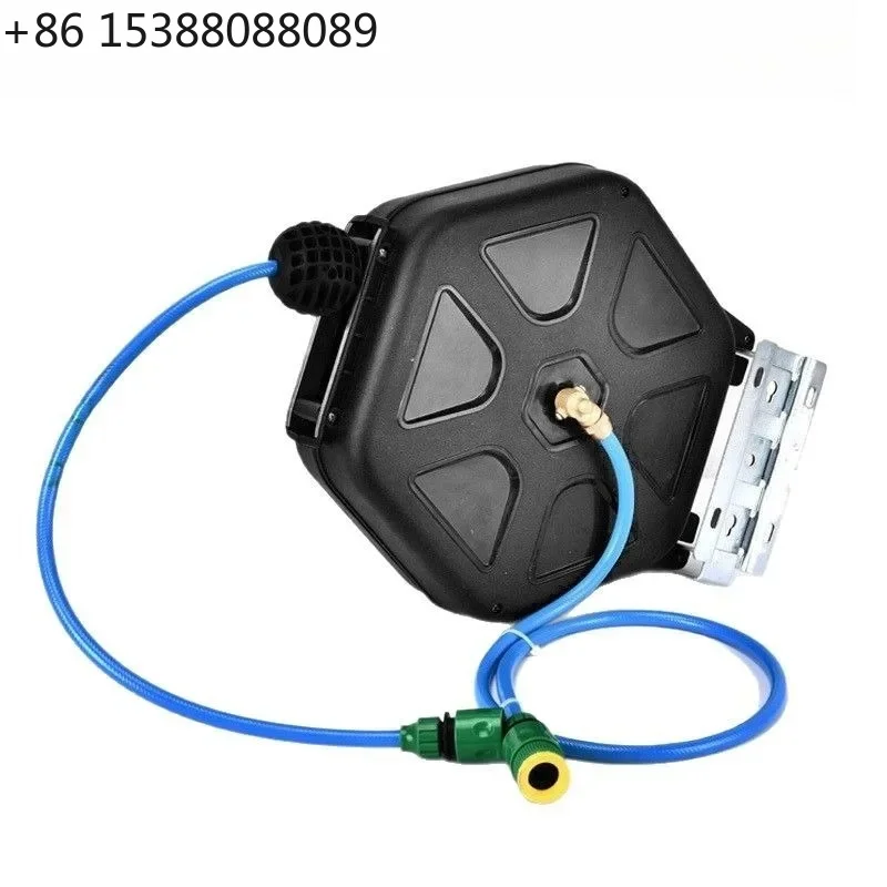 Hexagonal Water Hose Reel Auto Retractable 8×12mm PVC(1pcs)