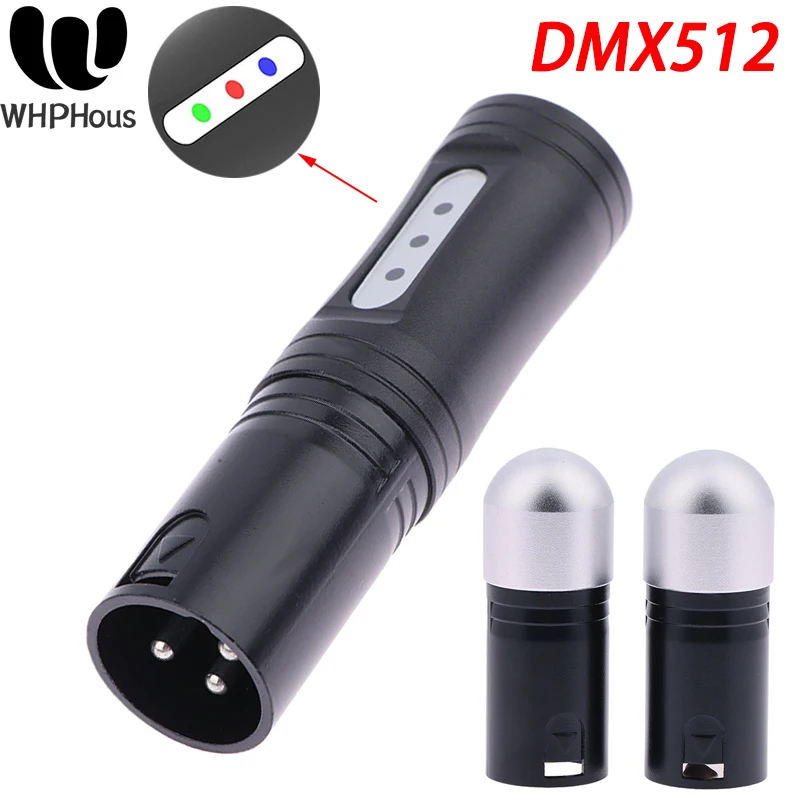 

Stainless Steel DMX512 Line Tester Par Light Moving Head Light Stage Light Dmx Signal Line Fault Test Tool For Stage Lighting