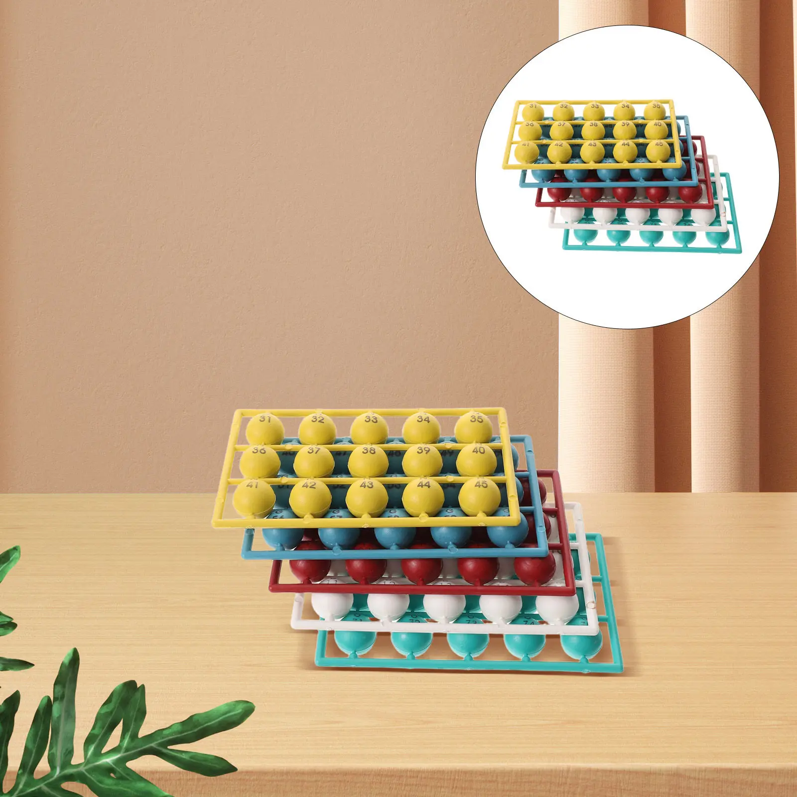 Kit de Juego de Bingo que Incluye Bolas, Tarjetas de Llamada, Estuche de Almacenamiento para Carnaval Escolar, Feria, Festival, Fiesta, Herramienta de Entretenimiento para Grupos