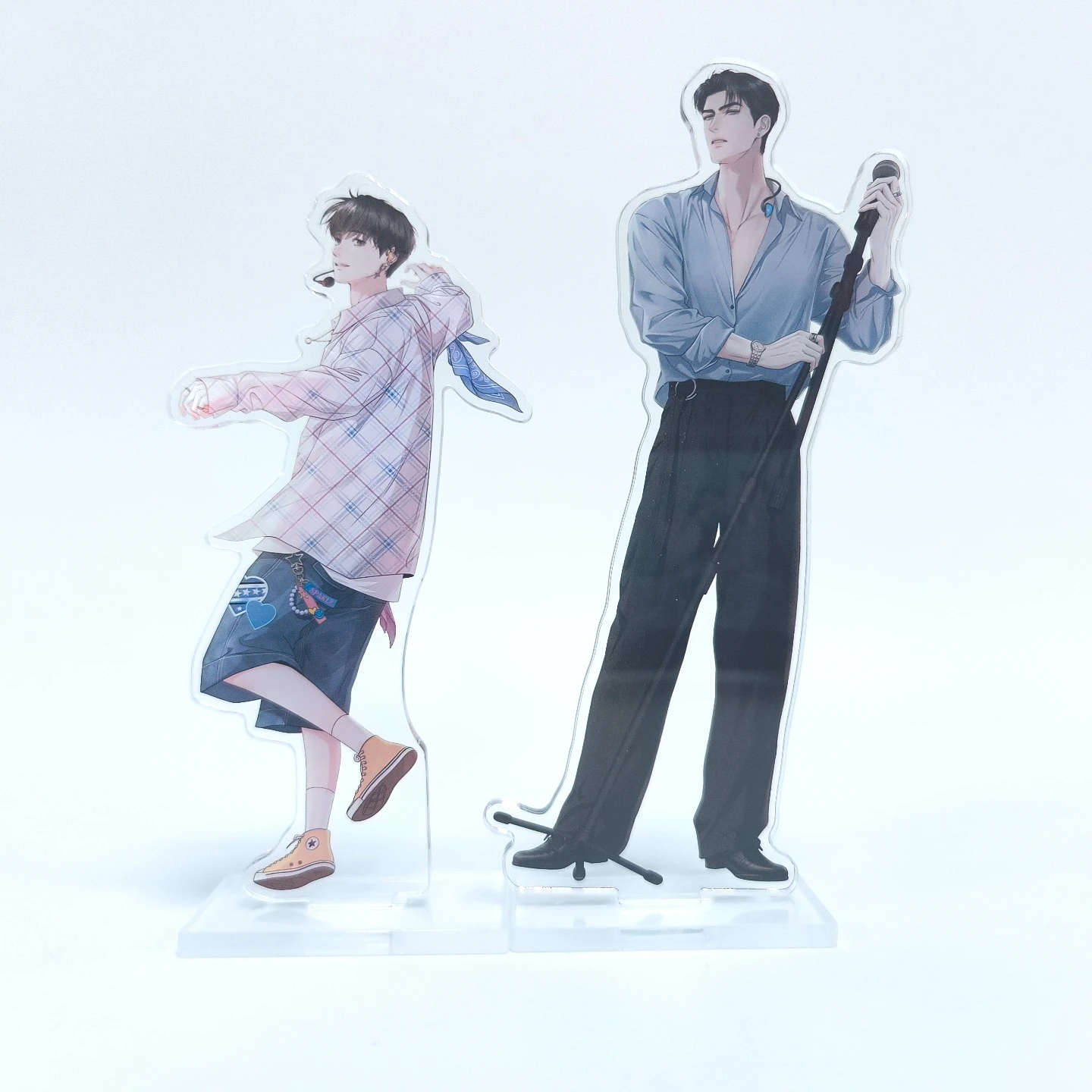 Spaklz Diamond Dust Acrylic Stand BL Yaoi Manhwa Llavero Coleccionable de Anime Regalo