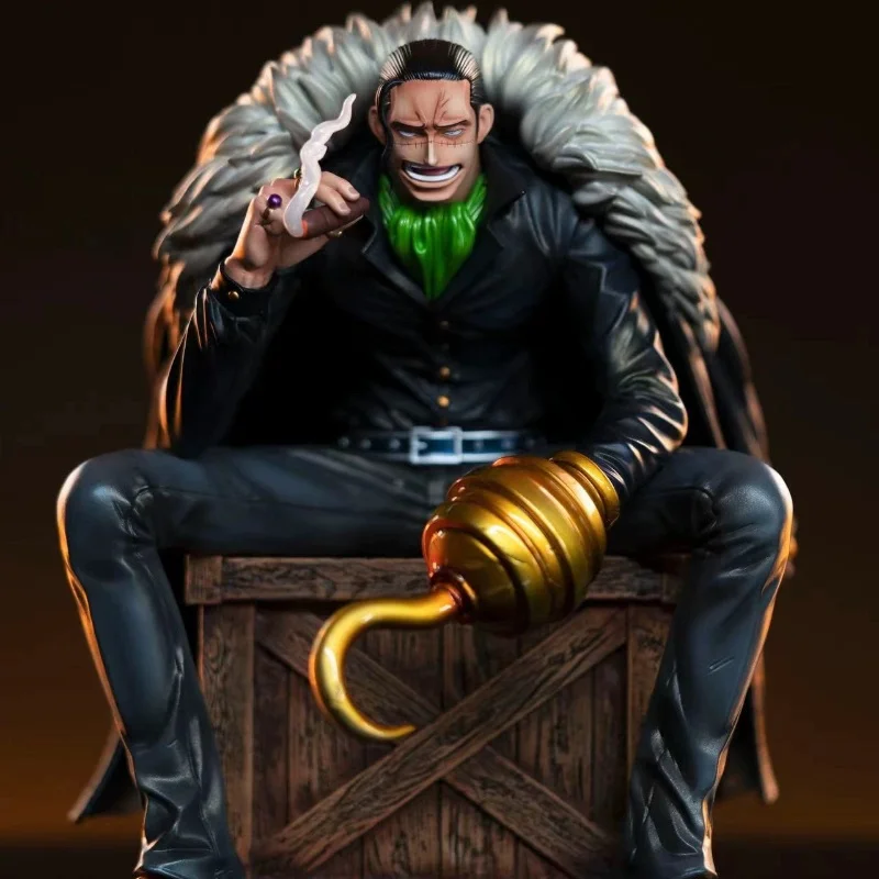 

[In Stock] Nine Tails Gk Brain-Hole Studio Sitting Pose Crocodile Figure Gk Statue Model Gift