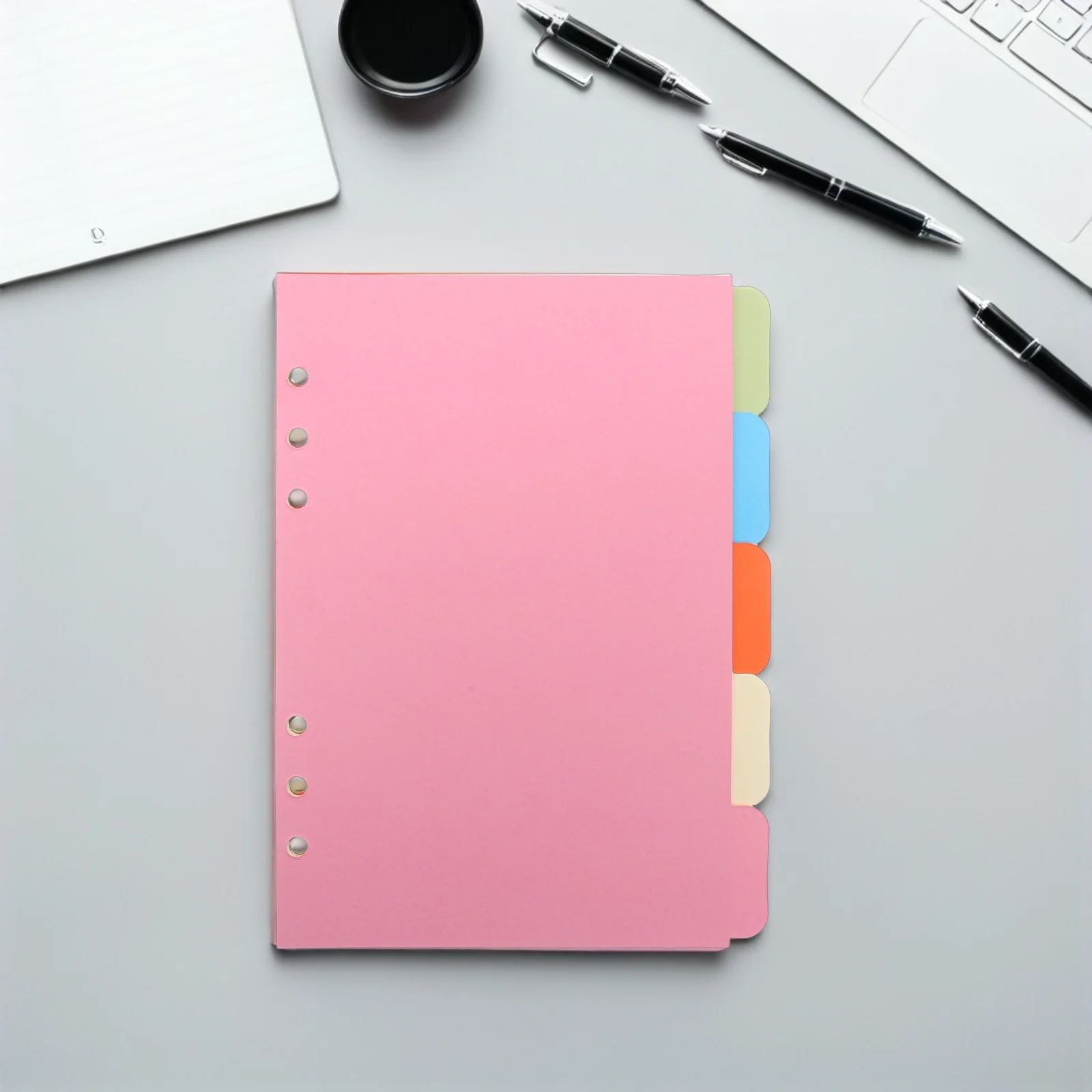 

10 шт. пластиковые разделители для переплета с индексными вкладками, перегородки для переплета с кольцами для сортировки документов, школьный офис, сверхмощные разделители