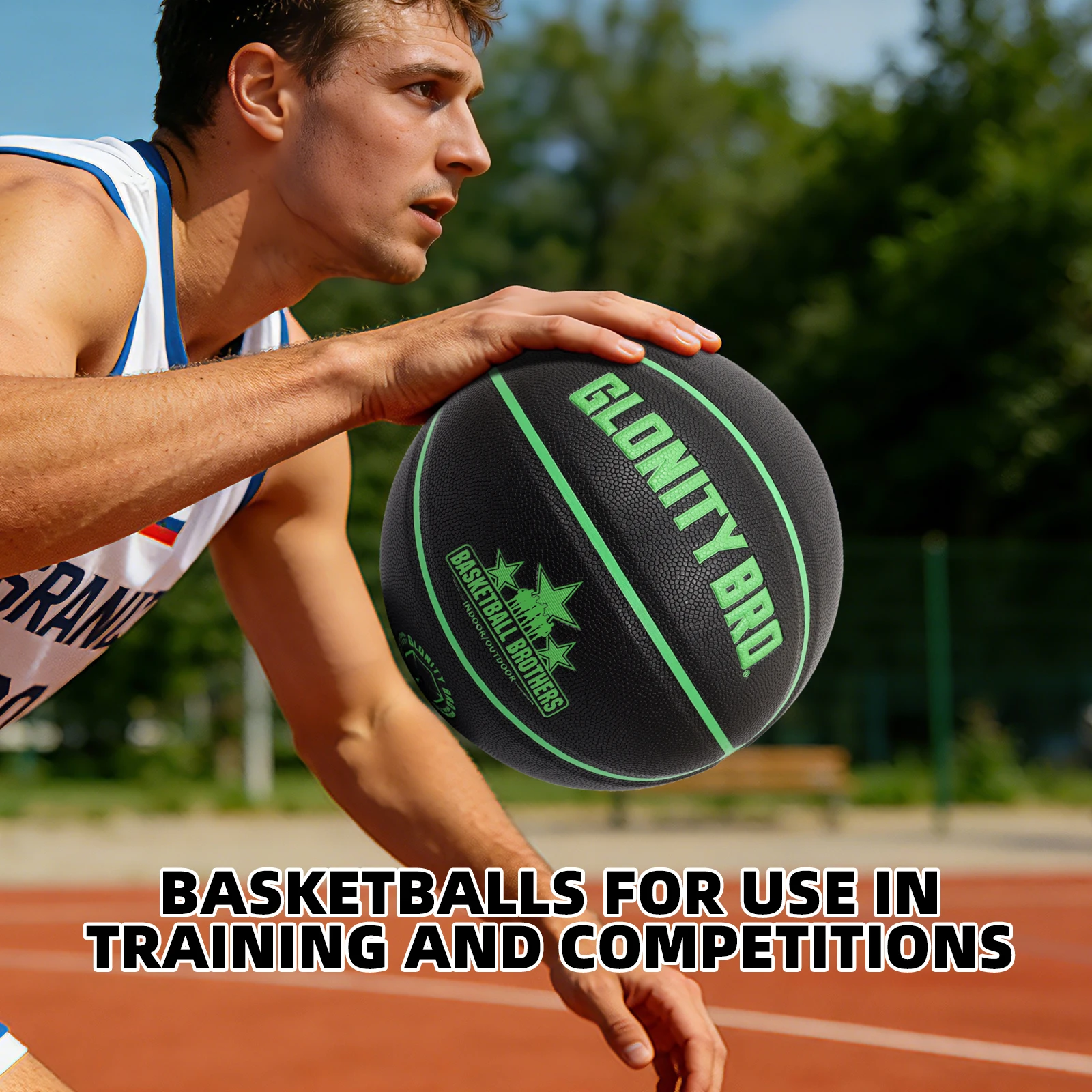 Basketball Composite Leather Size 7 Competition Standard Ball Outdoor Indoor For Men's & Women's Training Ball Team High Quality