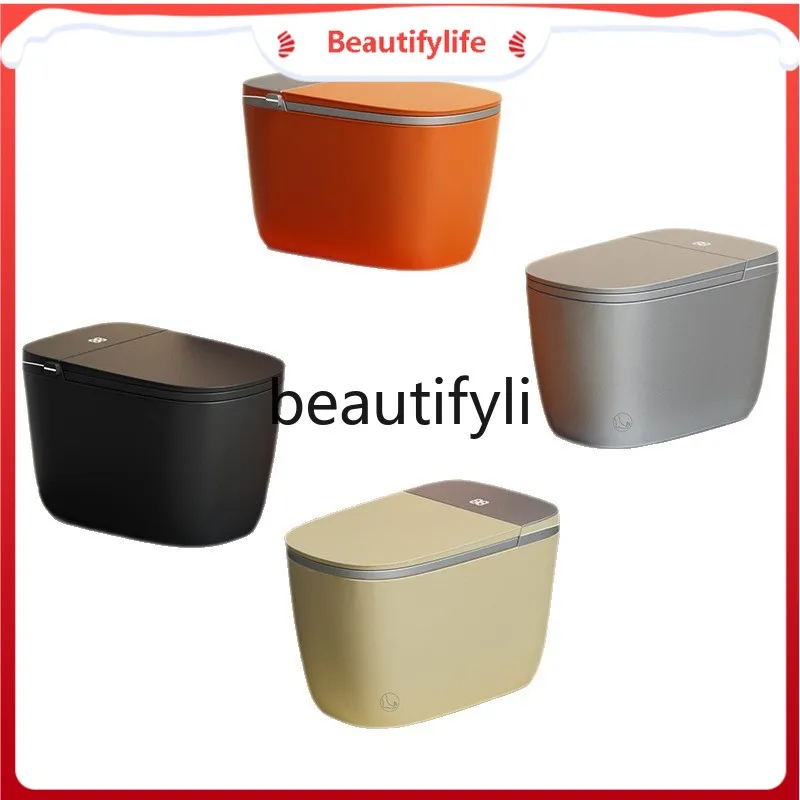 

E456 Полностью автоматический умный унитаз, сифон, конденсатор для смыва, откидная крышка, пенопластовый экран, бытовой туалет