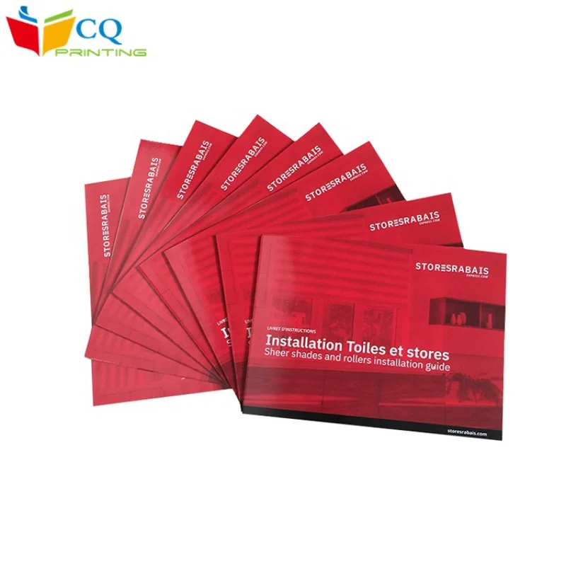 50 0.Zhang.Custom.Custom cheap full colour printing instruction leaflet brochure folder / a5 Booklet, folded flyers,