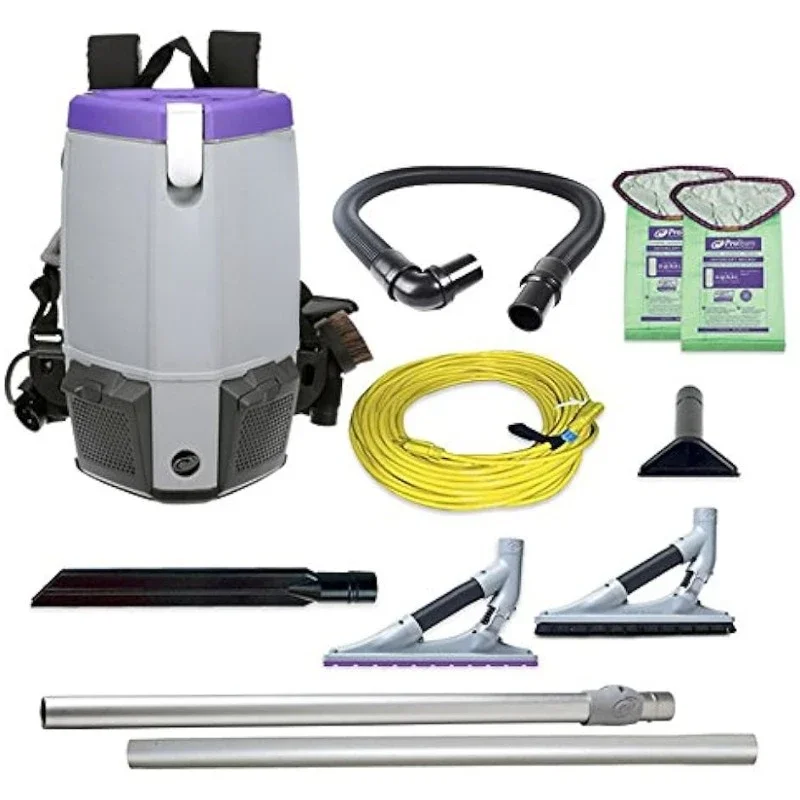 Hot sales Commercial Backpack Vacuum with Hard Surface and Carpet Tool Kit, 6 Quart, Corded,