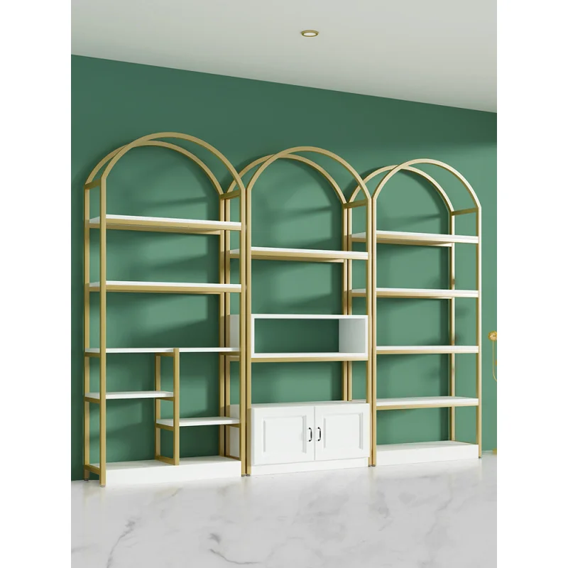 custom.Shop showcase Rack Salon Nail Glue Shop Shelf Floor Multi-layer Skin Care Cosmetics Storage Shelf Display Cabinet Shelf