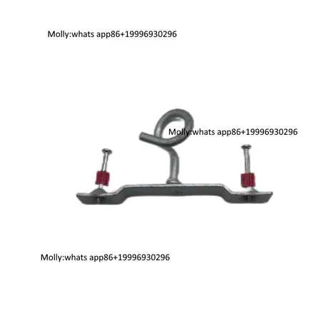 C Type Galvanized Steel Hook for FTTH Drop Cable Wall Mounted Clamp