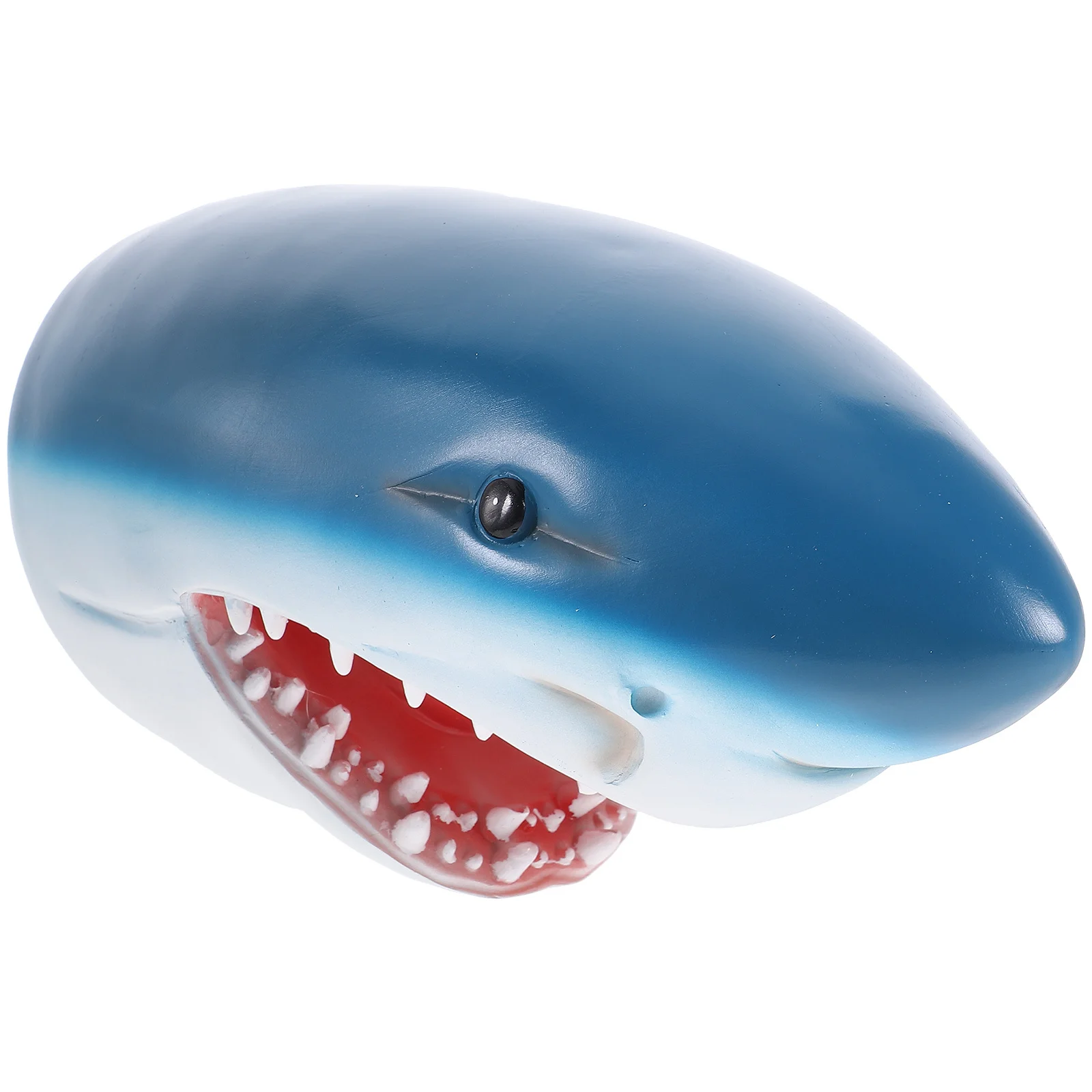 

Shark Resin Decoration Realistic Fake Shark Accessory for Balcony Yard Outdoor Garden Indoor Desk Summer Mantel Decor