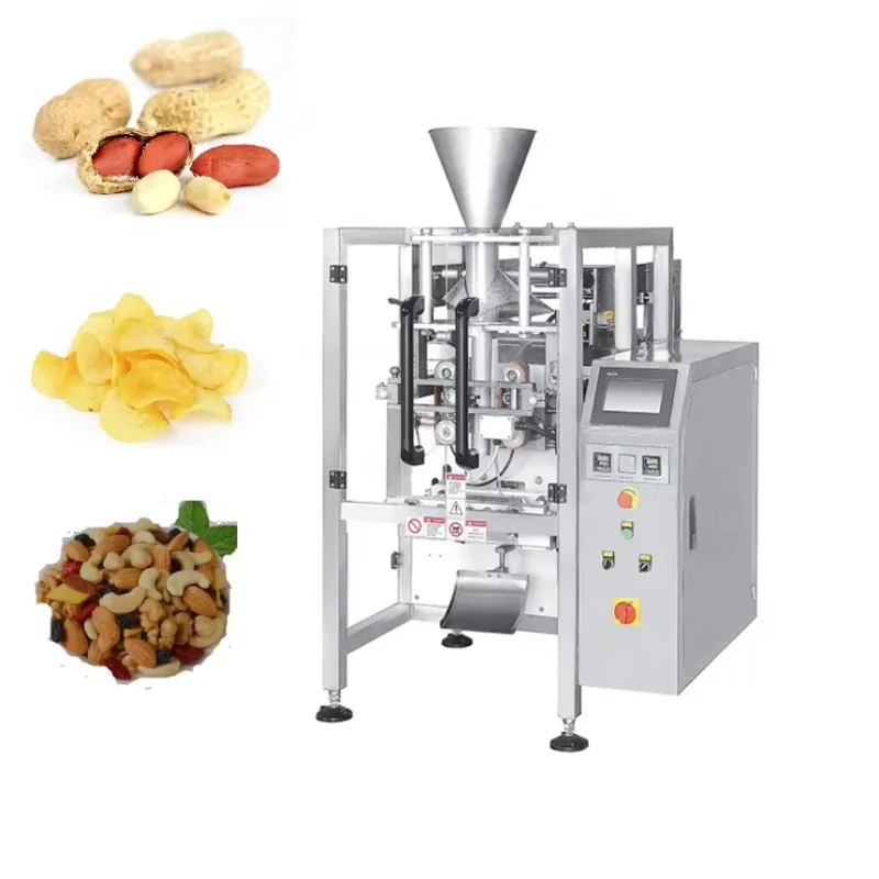 Automatic 420 Model VFFS Multifunction Roll Film Vertical Form Fill Gusset Flat Bottom Fill Seal Packing Packaging Machine