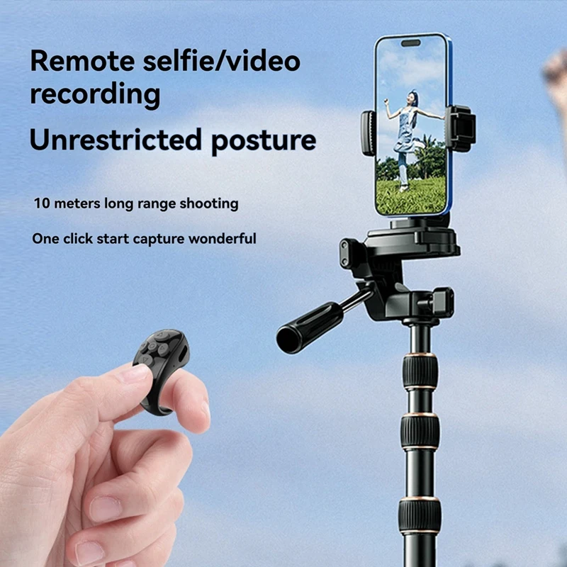 Ring Controller E-Book Page Turner Remote Control Ring Music Video Controller For Tiktok IOS Android Laptopm13k