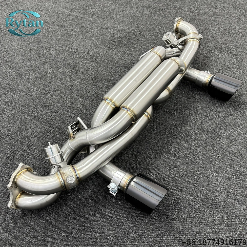 

Выхлопная система Valvetronic из нержавеющей стали 304 с клапанами, Catback, для 718 GT4