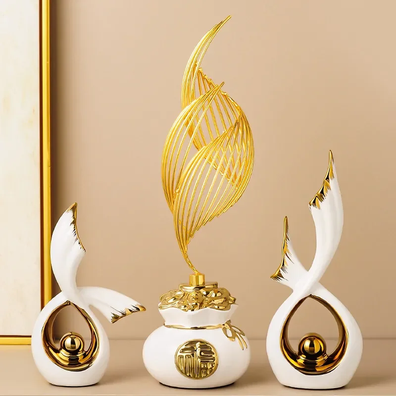 for Modern Simple Wine Cabinet TV Cabinet Entrance Ornament Light Luxury High End Living Room Home Decoration Housewarming