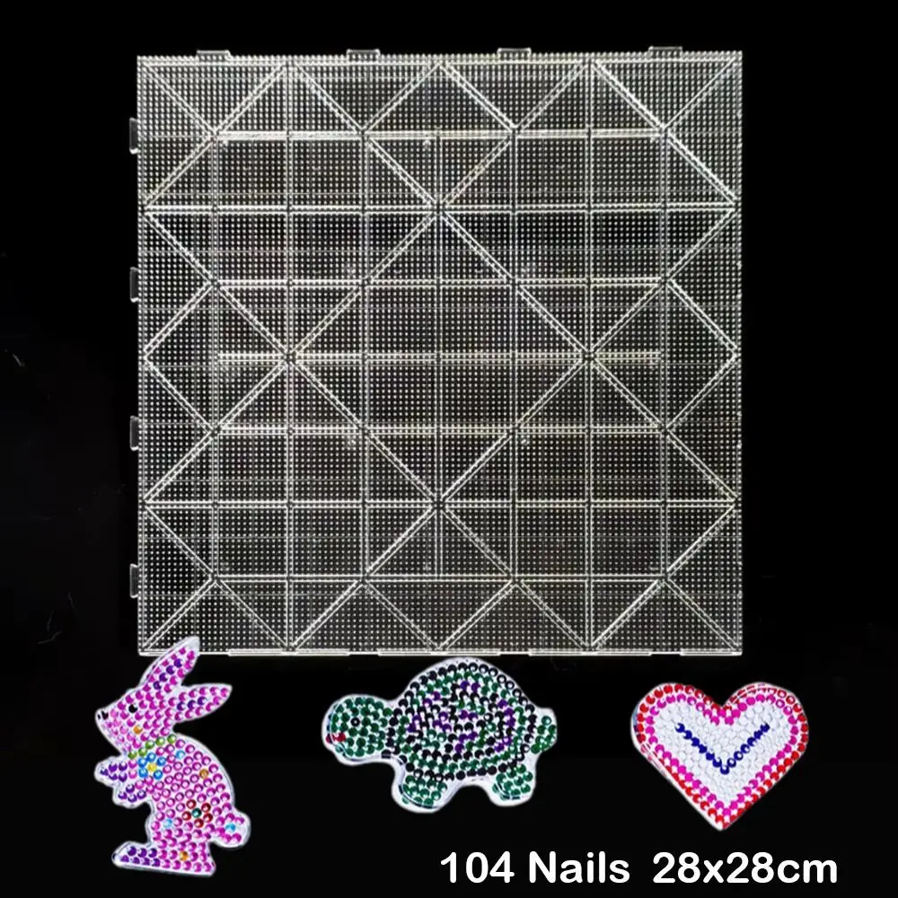 Square Fuse Beads Pegboards DIY Make Puzzle 52*52 Pins/104x104 Pins Perler Hama Beads Handmade Crafts Decor Heat Resistant