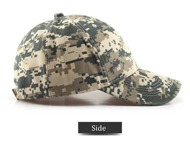 Digital print camouflage baseball caps Adult casual trucker hats Men Women Hunting camping hiking Tactic caps