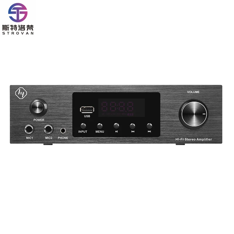 

New Mini HIFI Stereo Amplifier Optical Coaxial BT HD 200W Intergrated Power Amplifier AV-280HD