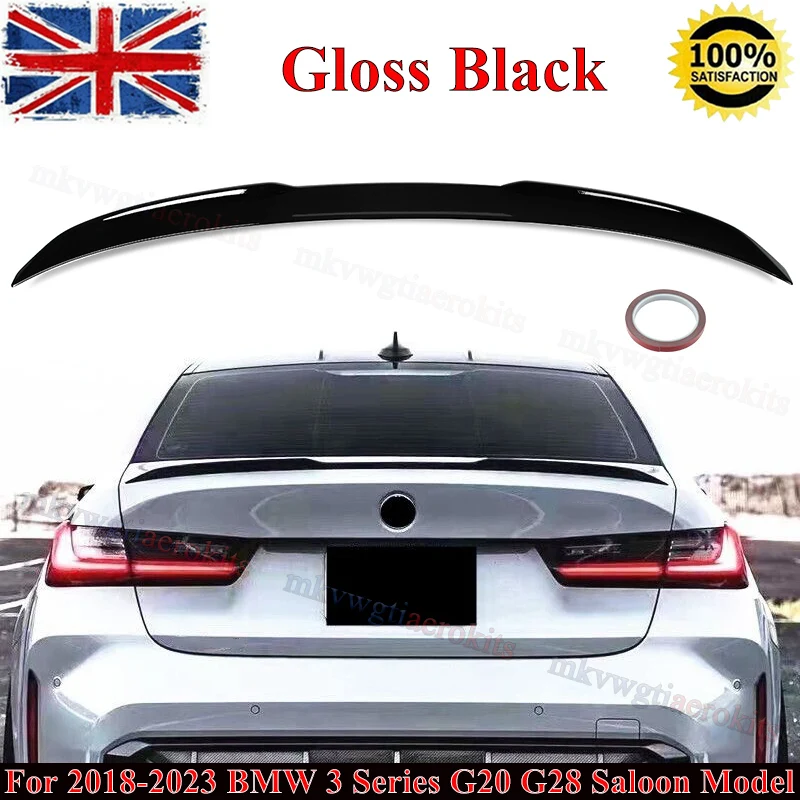 

For BMW 3 Series G20 G28 2019 2020 2021 2022 Rear Trunk Boot Lip Spoiler Wing 330i M340i M3 Style Body Kit Accessories
