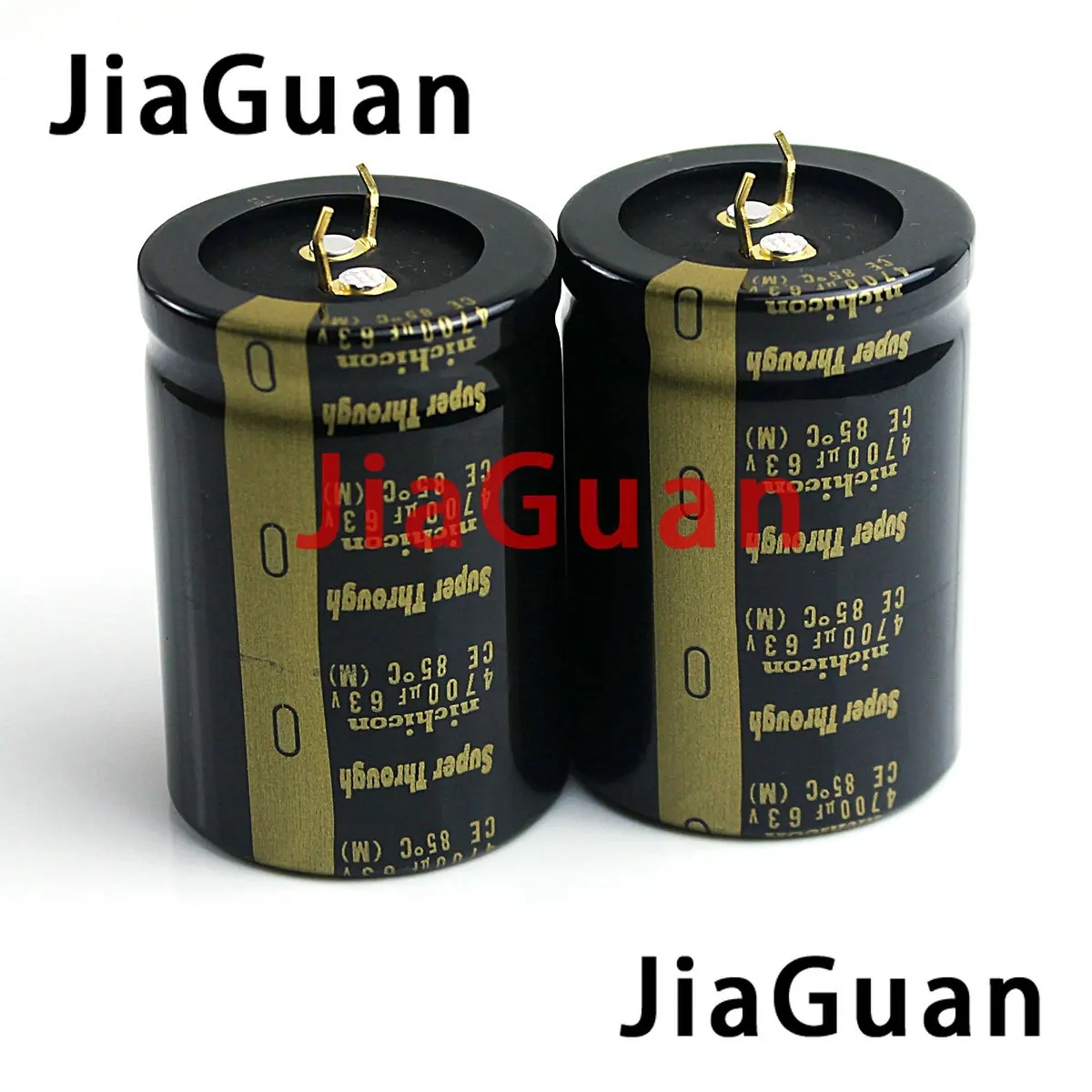 2PCS NICHICON KG Super Through 63V4700UF 35x50mm Type III 4700UF 63V audio amplifier filtering 4700UF/63V Golden feet 4700U