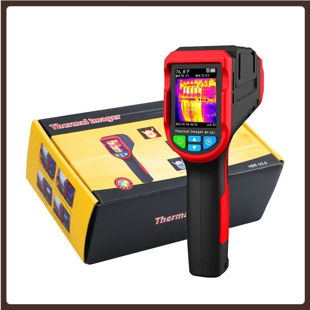 NF-521 Automatic Temperature Industrial Infrared Thermal Imaging Camera -40°C~330 Handheld 5000mAh Lithium Battery Thermometer