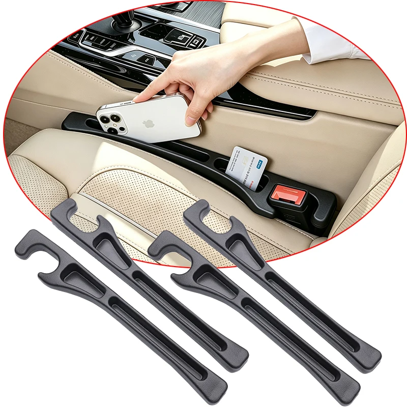 Auto Seat Gap Filler Side Seam Plug Strip Leak-proof Filling Strip Waterproof Car Seat Gap Plug Strip Key Storage Compartment