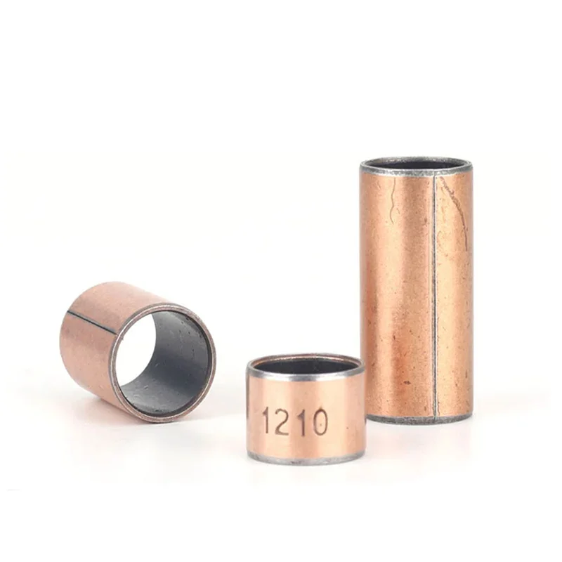 1-2Pcs Inner Diameter 45-90mm SF-1 Oil-Free Self-Lubricating Composite Bearing Copper Sleeve Bushing