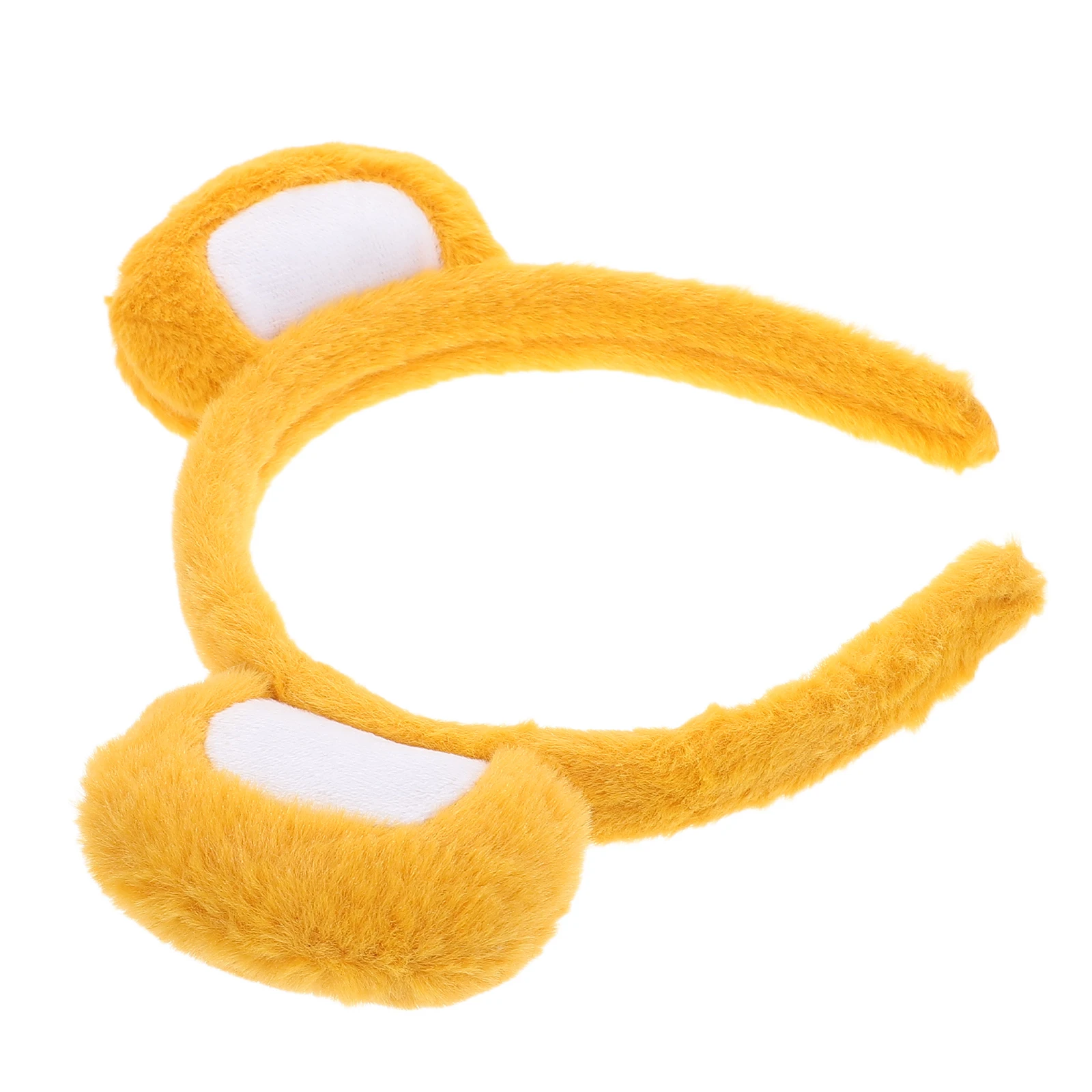 

Cute Bear Faux Bear Ears Headband Women Adult Yellow Pet Headwear Headband Spa Animal Ear Hair Hoops Cosplay Accessories